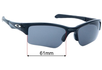 Oakley Quarter Jacket OO9200  Replacement Lenses 61mm wide 