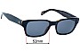 Sunglass Fix Replacement Lenses for Paul Smith PM 8141-S Elvaston - 52mm Wide 