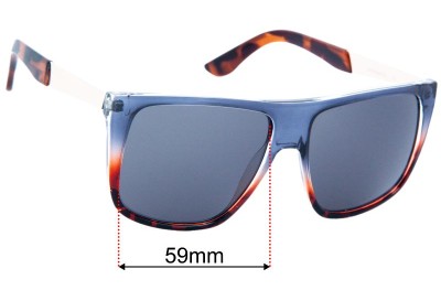 Quay Incognito Replacement Lenses 59mm wide 