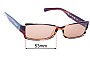 Sunglass Fix Verres de Remplacement pour Polo Ralph 7529/S - 53mm Wide 