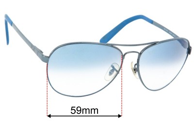 Ray Ban RB3213 Replacement Lenses 59mm wide 