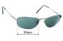 Sunglass Fix Replacement Lenses for Ray Ban RB3105 - 55mm Wide 