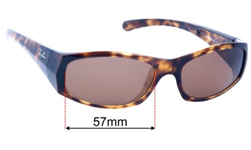 Ray Ban RB4093 Replacement Lenses 57mm wide 