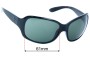 Sunglass Fix Replacement Lenses for Ray Ban RB4118 - 61mm Wide 