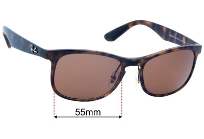 Ray Ban RB4263 Replacement Lenses 55mm wide 