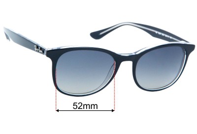 Ray-Ban RB5356 Replacement Lenses 52mm wide 