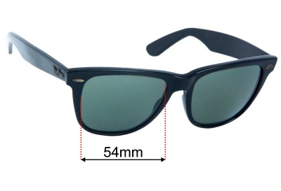 Ray-Ban B&L Wayfarer II USA Verres de Remplacement 54mm wide 
