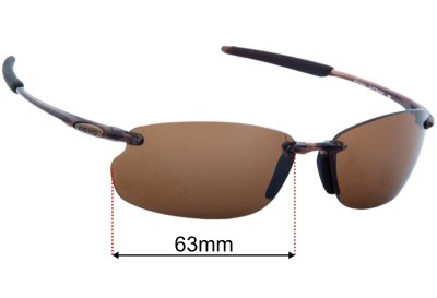Revo 4045 Replacement Lenses 63mm wide 