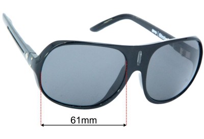 Spy Optic Stratos II Replacement Lenses 61mm wide 