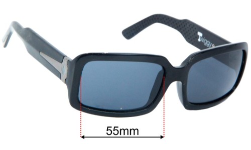 Spy Optic Twiggy Replacement Lenses 55mm wide 