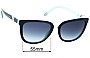 Sunglass Fix Replacement Lenses for Tiffany & Co TF4123 - 55mm Wide 