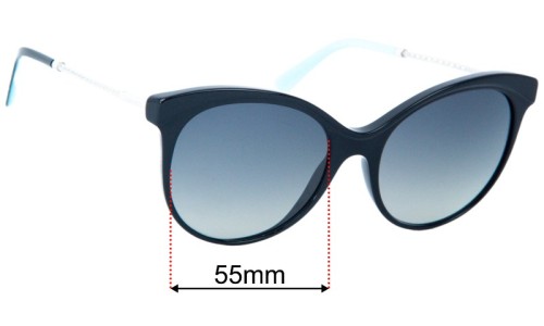 Tiffany & Co TF4149 Diamond Point Replacement Lenses 55mm wide 