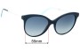 Sunglass Fix Replacement Lenses for Tiffany & Co TF 4149 Diamond Point - 55mm Wide 