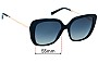Sunglass Fix Replacement Lenses for Tiffany & Co TF4177 - 55mm Wide 