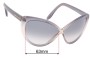 Sunglass Fix Replacement Lenses for Tom Ford Madison TF253 - 63mm Wide 