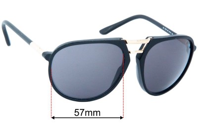 Tom Ford TF32 Replacement Lenses 57mm wide 