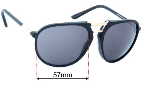 Tom Ford TF32 Replacement Lenses 57mm wide 