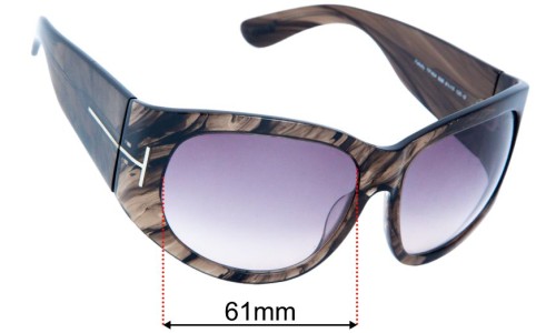Tom Ford Felicity TF404  Lentes de Repuesto 61mm wide 