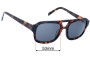 Sunglass Fix Lentes de Repuesto para Vehla Dixie VS124 - 53mm Wide 