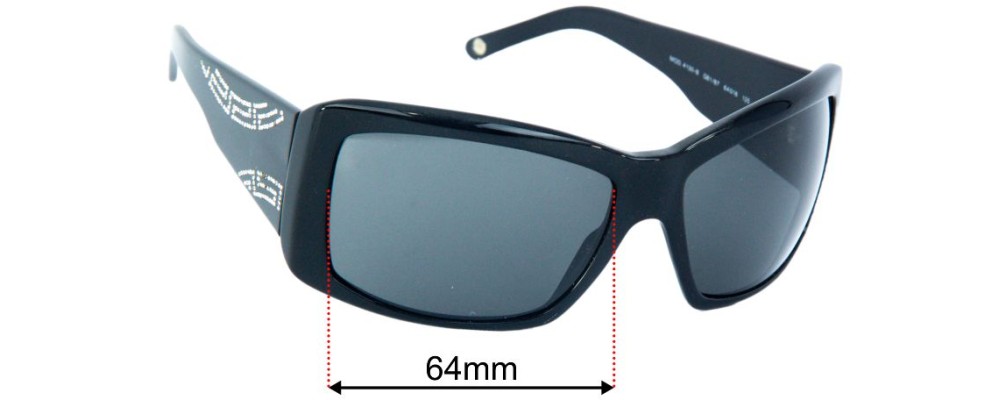 Versace MOD 4130-B 64mm Replacement Lenses
