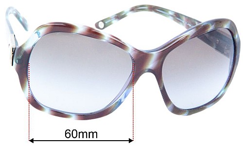 Versace MOD 4191 Ersatzlinsen 60mm wide 