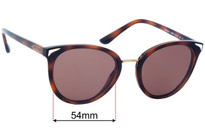 Vogue VO5230-S Replacement Lenses 54mm wide 