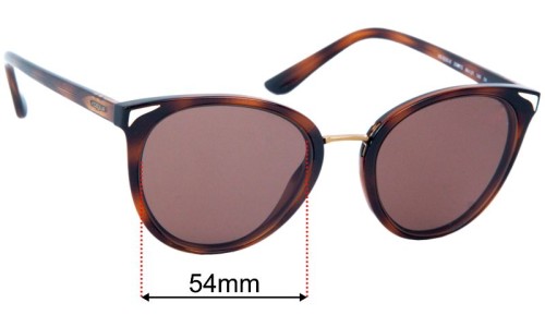 Vogue VO5230-S Replacement Lenses 54mm wide 