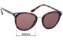 Sunglass Fix Verres de Remplacement pour Vogue VO5230-S - 54mm Wide 