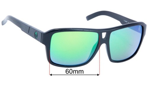 Dragon The Jam H2o Floatable Replacement Lenses 60mm wide 