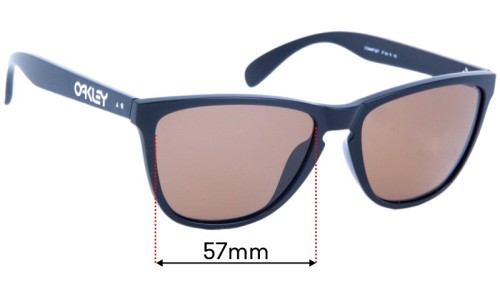 Oakley Frogskins 35th Anniversary OO9444F (Low Bridge Fit) Lentilles de Remplacement 57mm wide 