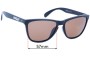 Sunglass Fix Verres de Remplacement pour Oakley Frogskins 35th Anniversary OO9444F (Low Bridge Fit) - 57mm Wide 