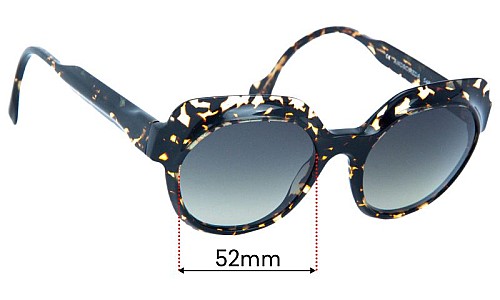 Sunglass Fix Ersatzgläser für Res Rei Andromeda - 52mm Wide Res Rei Andromeda Ersatzlinsen 52mm wide
