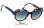Sunglass Fix Replacement Lenses for Res Rei Andromeda - 52mm Wide 