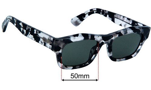 Childe Folsom Lentilles de Remplacement 50mm wide 