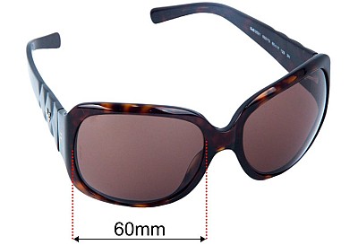 Dolce & Gabbana DG3021 Replacement Lenses 60mm wide 