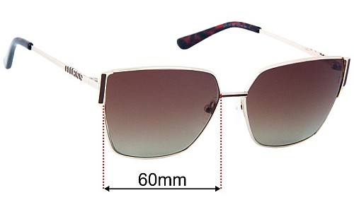 Guess GF6158 Replacement Lenses 60mm wide 