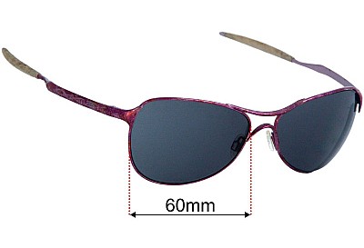 Oakley Warden Verres de Remplacement 60mm wide 