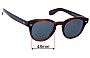 Sunglass Fix Lentes de Repuesto para Oliver Peoples OV5413U Cary Grant - 48mm Wide 