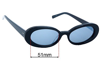 Oroton  Sonia Replacement Lenses 51mm wide 