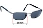 Sunglass Fix Replacement Lenses for Ray Ban RB3301 - 56mm Wide 