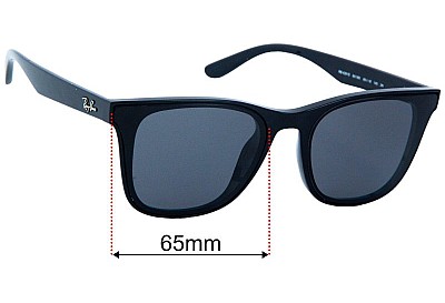 Ray Ban RB4391D Replacement Lenses 65mm wide 