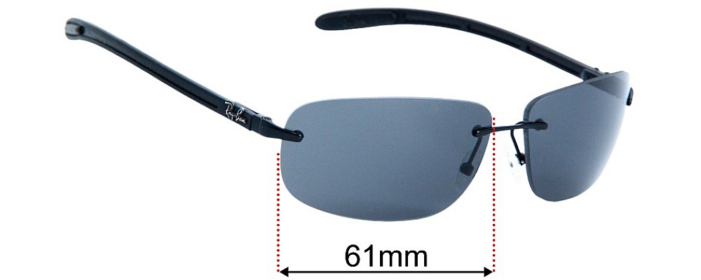 Replacement Lenses for Ray-Ban RB8303 Tech 61mm - Main Image