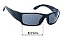 Sunglass Fix Lentes de Repuesto para Costa Del Mar Corbina - 61mm Wide 