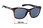 Sunglass Fix Lentes de Repuesto para Costa Del Mar Vela - 56mm Wide 