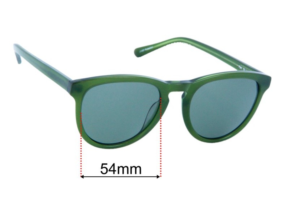 Sunglass Fix Replacement Lenses for Louenhide Piper - 54mm Wide Sunglass Fix Replacement Lenses for Louenhide Piper - 54mm Wide