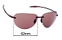 Sunglass Fix Replacement Lenses for Maui Jim MJ421 Sugar Beach - 62mm Wide 