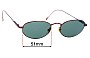 Sunglass Fix Verres de Remplacement pour Polo Polo Classic 236 - 51mm Wide 