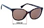 Sunglass Fix Replacement Lenses for Ralph Lauren RA 5282U - 55mm Wide 
