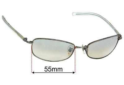 Ray-Ban RB3231 Replacement Lenses 55mm wide 