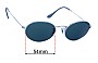 Sunglass Fix Replacement Lenses for Ray-Ban RB3547 Oval Metal - 54mm Wide 